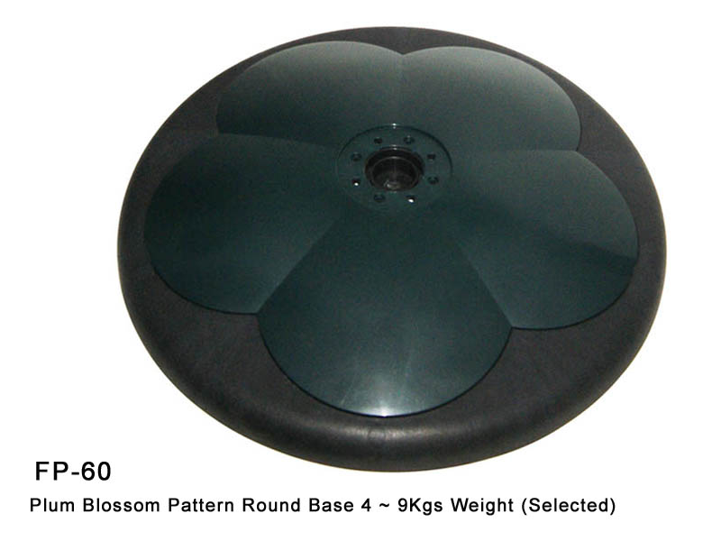 FP-60 Plum Blossom Pattern Round Base